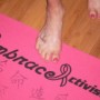 step onto mat compressed