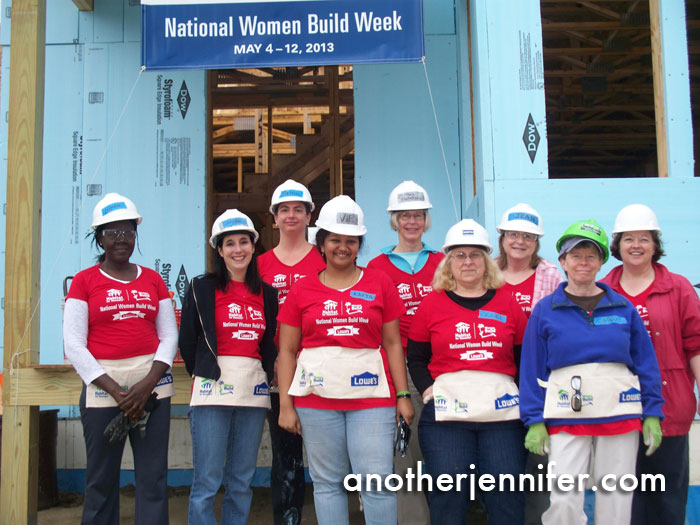 women build week in maine
