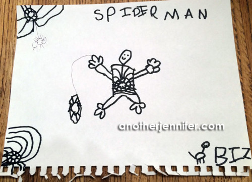 The first piece of artwork Biz sold through his art "store."