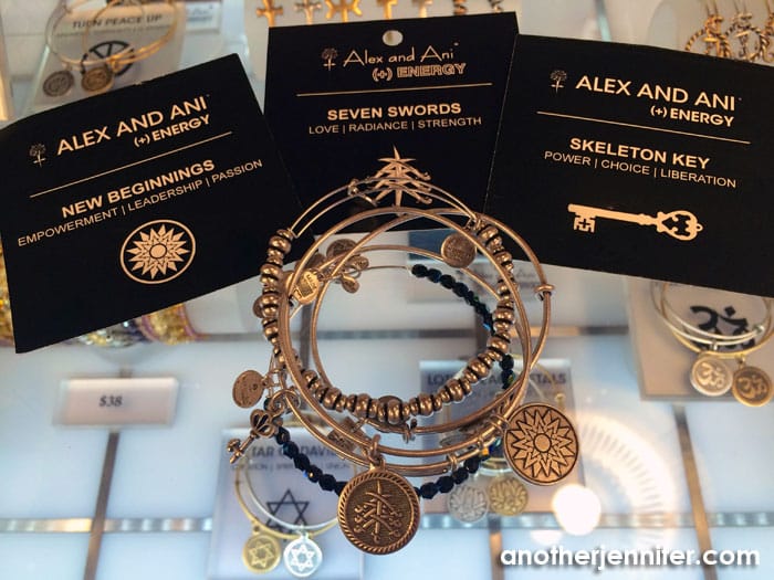 The bangles I chose to purchase at the Charmed by Charity event. Proceeds from the evening went to a local nonprofit.