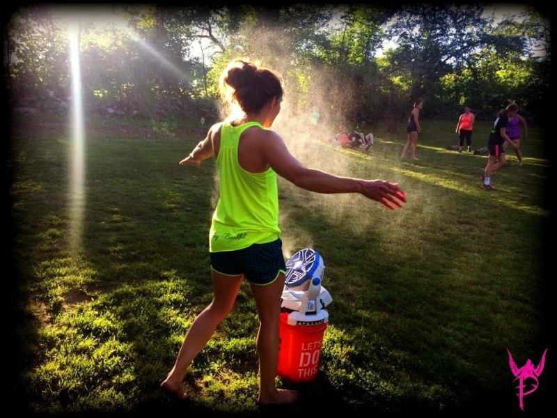 arctic cove misting fan in action