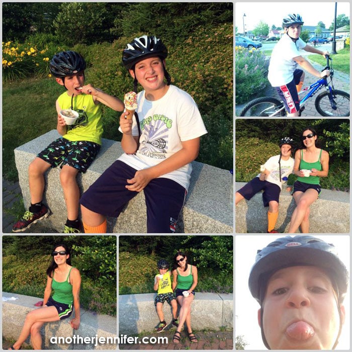 Wordless Wednesday (7.15.15): Ice Cream for Dinner Collage