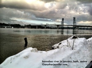 kennebec river in bath maine